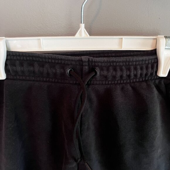 adidas shorts women's black stripped sweat shorts Size L - Picture 6 of 9